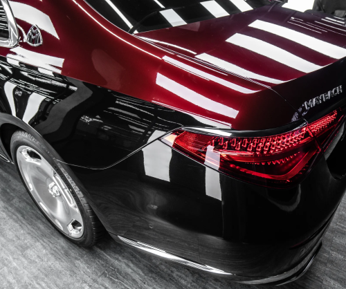 Dán đổi màu xe Mercedes-Maybach S450 Two Tone Black & Red