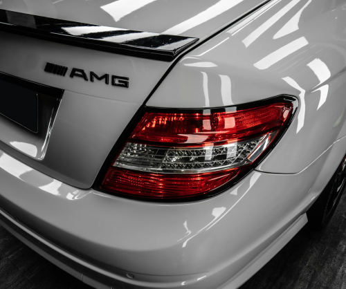 Dán đổi màu xe Mercedes-Benz C300 Gloss Chalk Gray