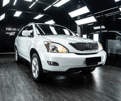 Dán đổi màu xe Lexus RX350 Gloss Pearl White