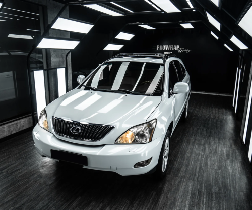 Dán đổi màu xe Lexus RX350 Gloss Pearl White