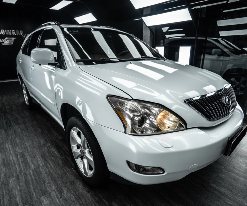 Dán đổi màu xe Lexus RX350 Gloss Pearl White