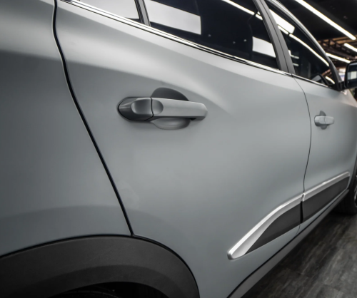 Dán đổi màu xe VinFast E34 Matte Dark Gray