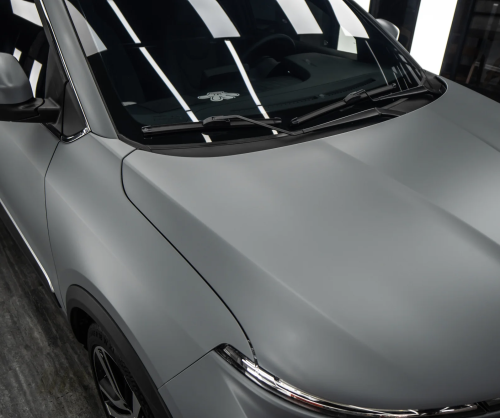 Dán đổi màu xe VinFast E34 Matte Dark Gray