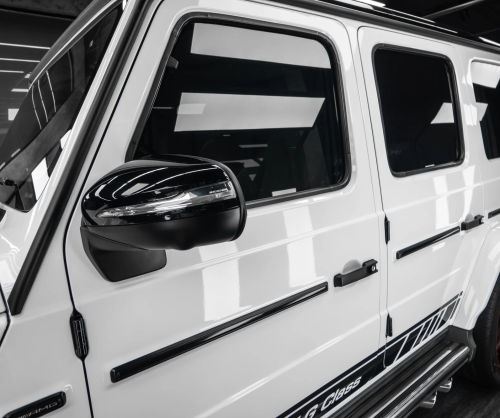 Dán đổi màu xe Mercedes-Benz G63 AMG Gloss White