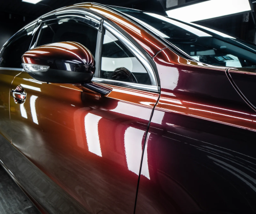 Dán đổi màu xe Peugeot 508 Gloss Madeira Red - Đỏ Rượu Vang Sang Trọng