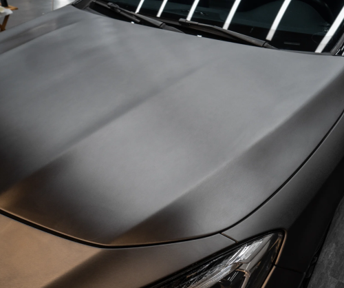 Dán đổi màu xe Mercedes CLA 200 với Titanium Brushed
