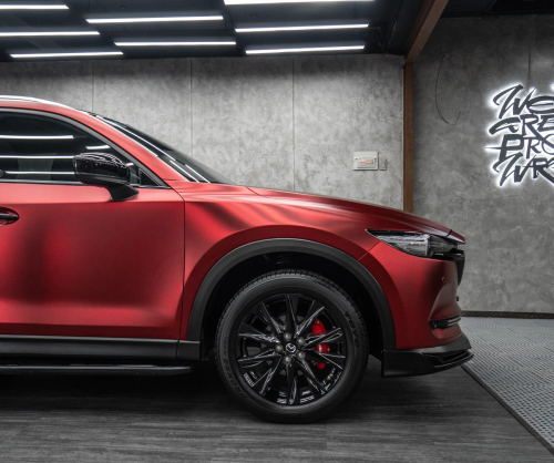 Dán đổi màu xe Mazda CX-5 Satin Dragon Red
