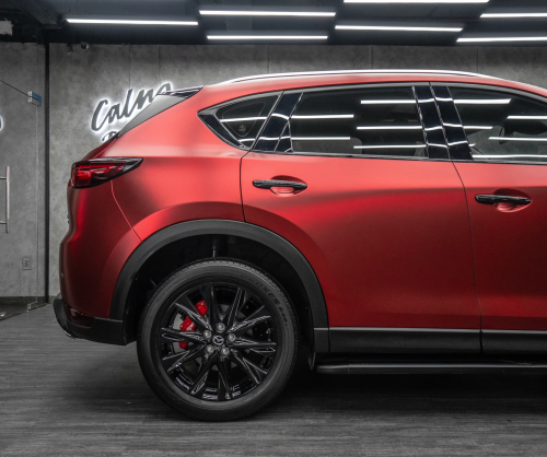 Dán đổi màu xe Mazda CX-5 Satin Dragon Red
