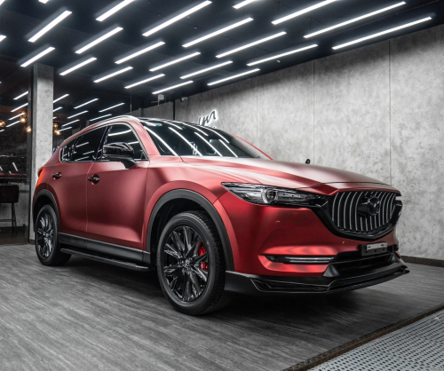 Dán đổi màu xe Mazda CX-5 Satin Dragon Red