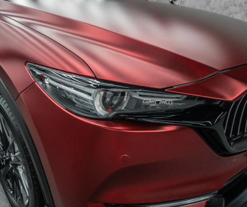 Dán đổi màu xe Mazda CX-5 Satin Dragon Red