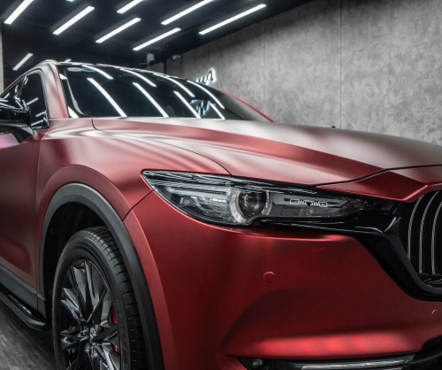 Dán đổi màu xe Mazda CX-5 Satin Dragon Red
