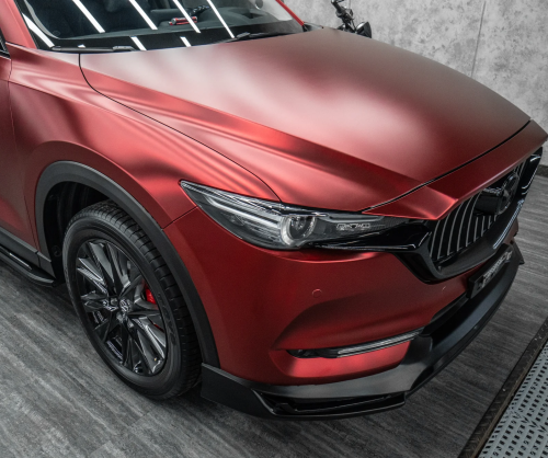 Dán đổi màu xe Mazda CX-5 Satin Dragon Red