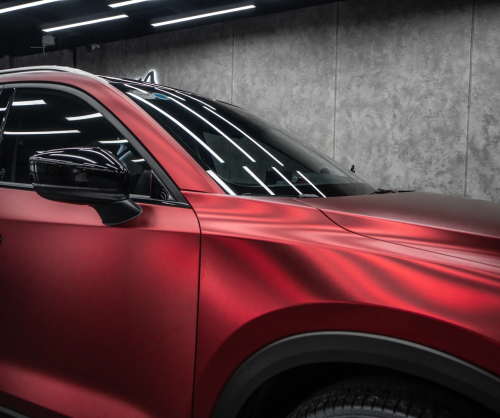 Dán đổi màu xe Mazda CX-5 Satin Dragon Red