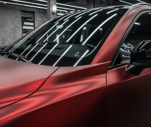 Dán đổi màu xe Mazda CX-5 Satin Dragon Red