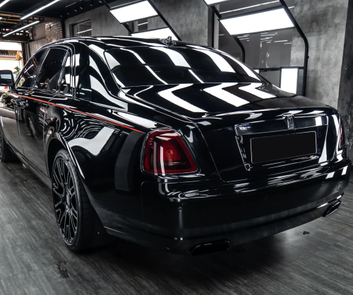 Dán đổi màu xe Rolls Royce Ghost Full Black