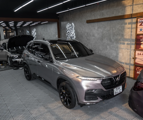 Dán đổi màu xe VinFast Lux SA Gloss Ash Gray