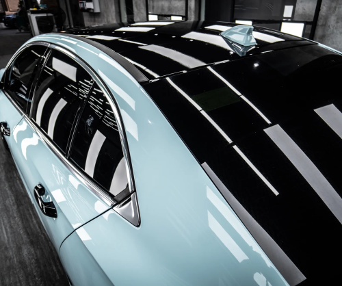 Dán đổi màu xe VinFast Lux A Gloss Ice Blue