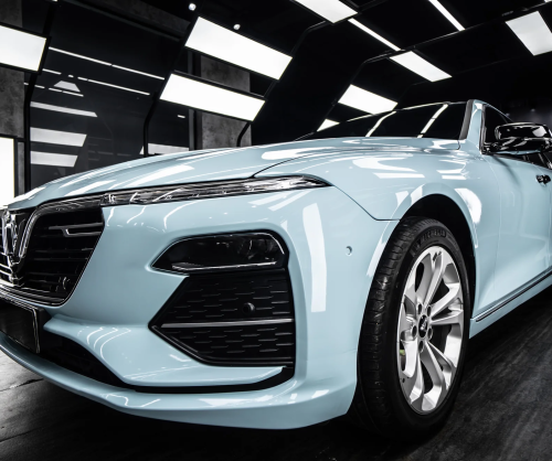 Dán đổi màu xe VinFast Lux A Gloss Ice Blue