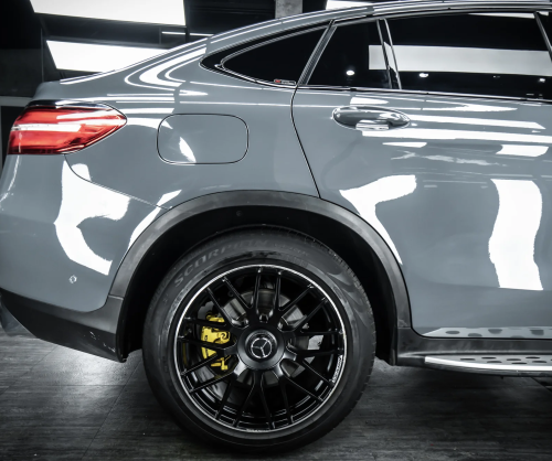 Dán đổi màu xe Mercedes-Benz GLC 300 Coupe Gloss Amazon Gray