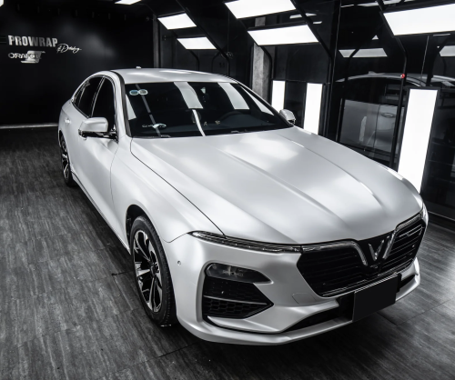 Dán đổi màu xe VinFast Lux A Satin Pearl White
