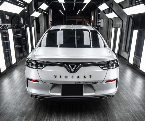 Dán đổi màu xe VinFast Lux A Satin Pearl White