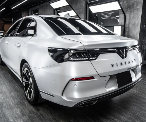 Dán đổi màu xe VinFast Lux A Satin Pearl White