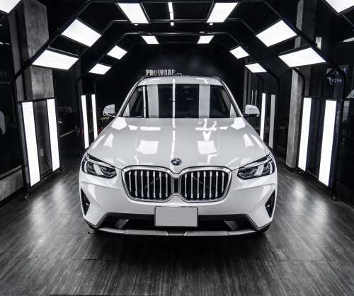Dán đổi màu xe BMW X3 Gloss White