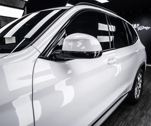 Dán đổi màu xe BMW X3 Gloss White