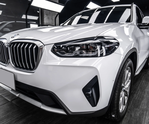 Dán đổi màu xe BMW X3 Gloss White
