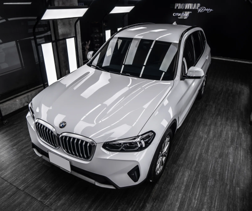 Dán đổi màu xe BMW X3 Gloss White