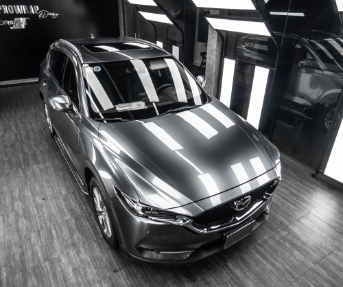 Dán đổi màu xe Mazda CX-5 Gloss Space Gray
