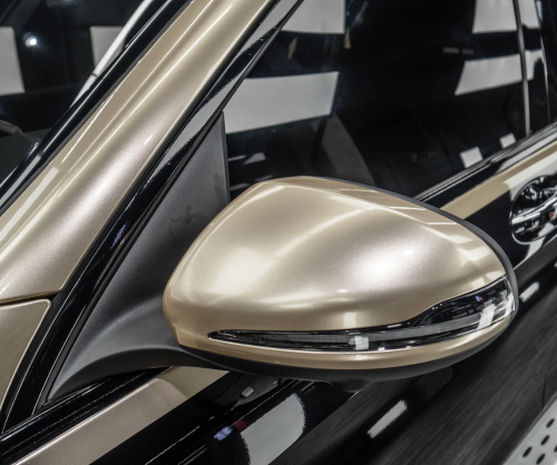 Dán đổi màu xe Mercedes GLC 2 Tone Black & Champagne Gold