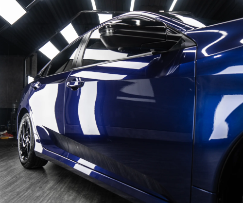Dán đổi màu xe Honda Civic với Gloss Deep Blue Metallic