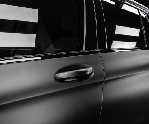 Dán đổi màu xe Mercedes GLC250 Matte Black