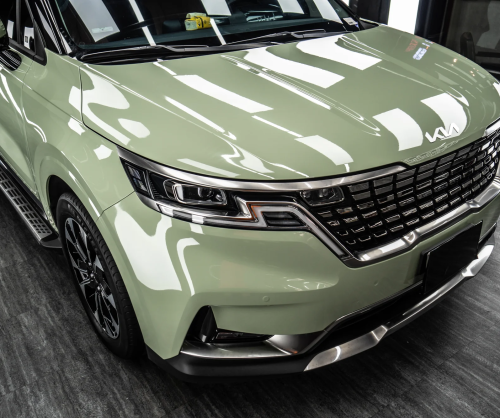 Dán đổi màu xe Kia Carnival Gloss Khaki Green