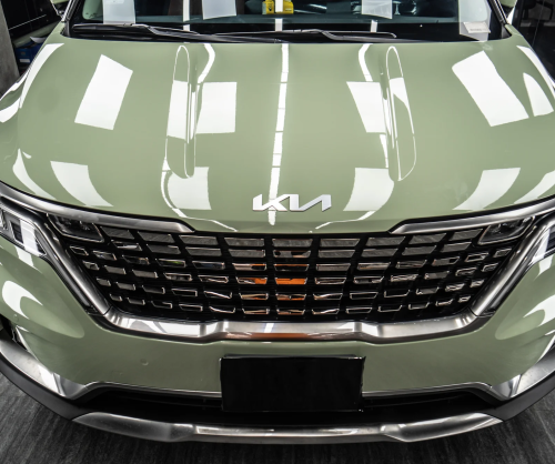 Dán đổi màu xe Kia Carnival Gloss Khaki Green