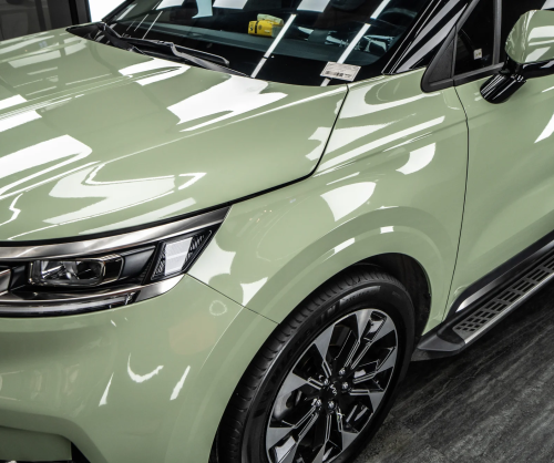 Dán đổi màu xe Kia Carnival Gloss Khaki Green