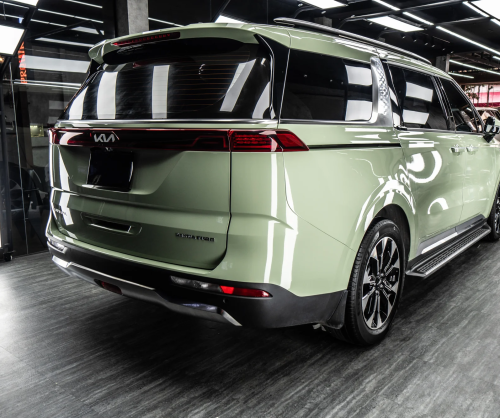 Dán đổi màu xe Kia Carnival Gloss Khaki Green