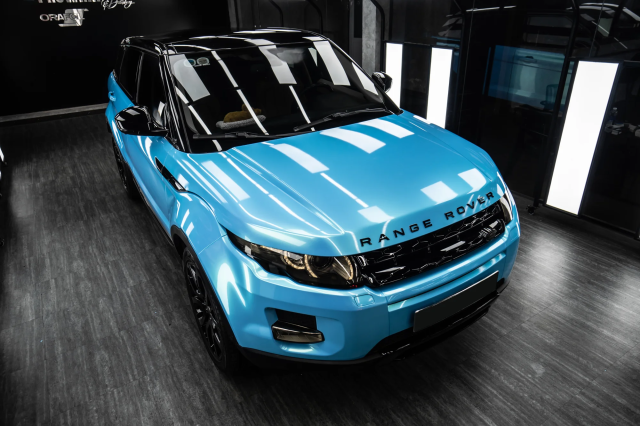 Dán đổi màu xe Range Rover Sport Gloss Sky Blue Metallic