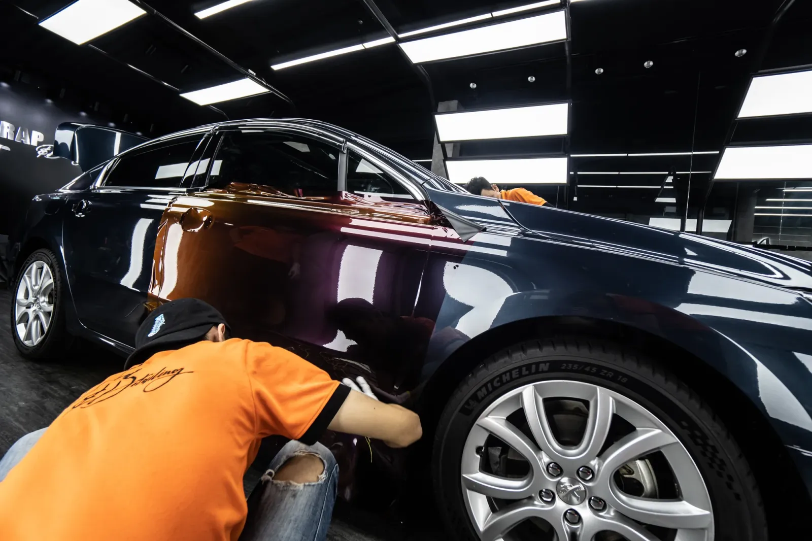 Dán đổi màu xe Peugeot 508 Gloss Madeira Red tại ProWrap